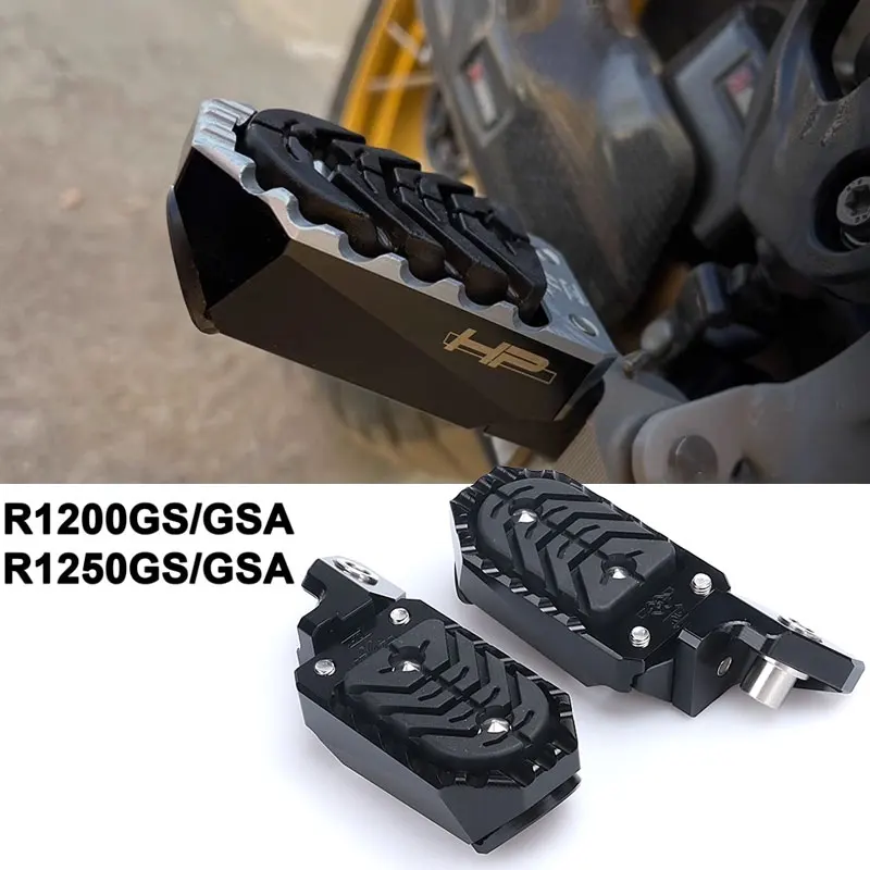 NEW Motorcycle Adjustable Foot Pegs Pedal Footpeg Footrest Kit For BMW R1200GS ADV K50 2016-2019 R1250GS Adventure K51 2020-2023