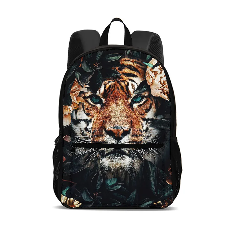 New Tiger Backpack Versatile Large Capacity Outdoor Travel Animal Print Boys and Girls School Study Birthday Best Gift