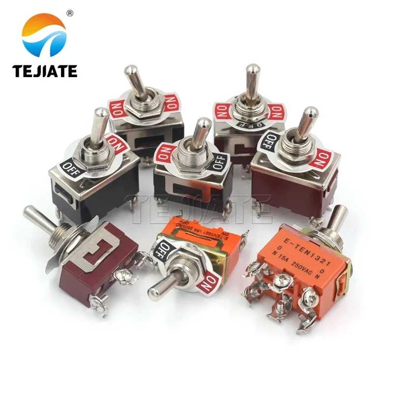 Rocker switch button switch shaking head power switch 2 3 4 feet 2 3 gears E-TEN1021 1322 1321