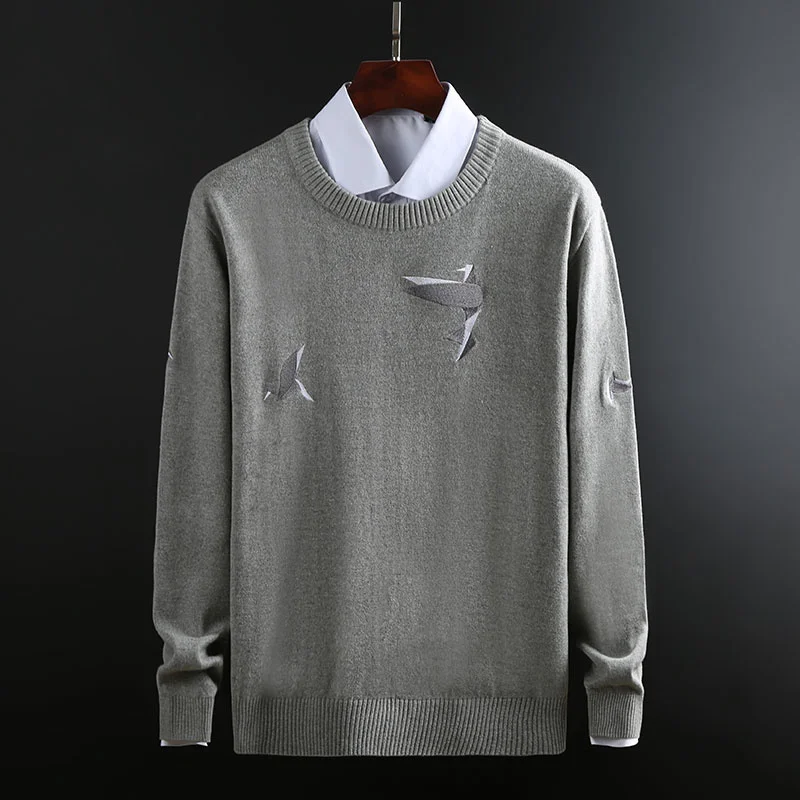 

2022 Cashmere Cotton Sweater Men Autumn New Jersey Jumper Robe hombre Pull homme Hiver Pullover Mens O-Neck Knitted Sweaters