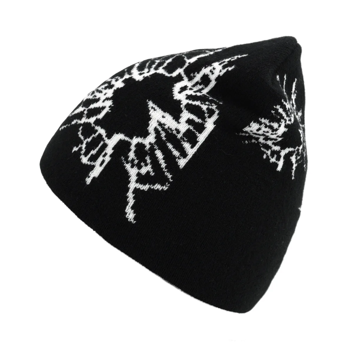 الجدة متماسكة قبعة الشتاء الخريف في الهواء الطلق الدفء بيني للجنسين التزلج قبعة موضة الهيب هوب Skullcap قبعة باردة يندبروف Y2K الشارع #2