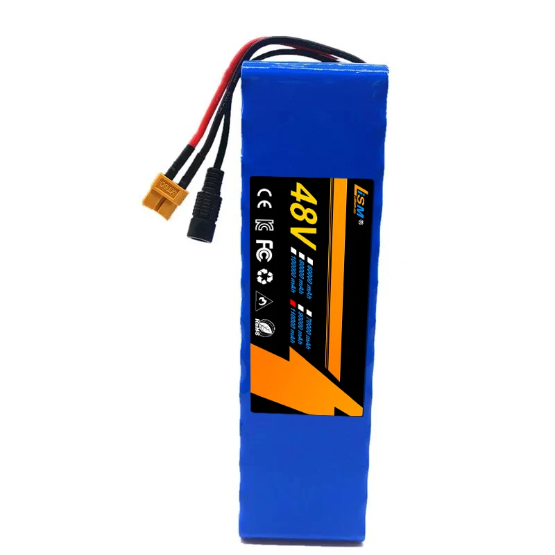 Brand new13S3P 48V 110Ah 20000W DC/T Lithium ion Battery Pack 110Ah For 54.6vcharger with BMS