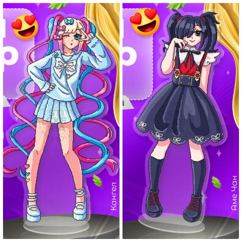 

Stylish Anime Desk Acrylic Standee for Needy Streamer Overload Ame-Chan Fine Printed Figure Bedroom Decoration Souvenir Gift