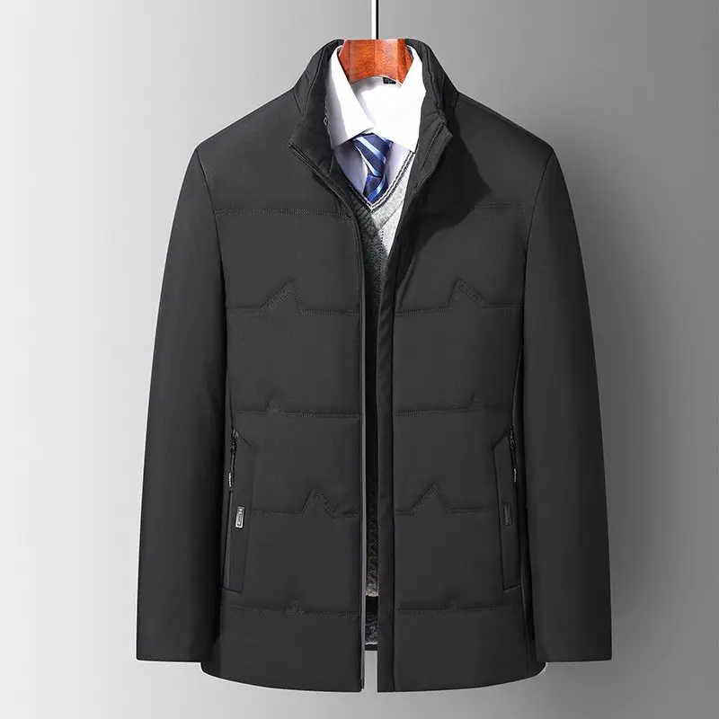 Thickened Casual Cotton Jacket 3D New Style Winter Warm Stand Collar Men's Outerwear Versatile Leisure Short Coat for Men