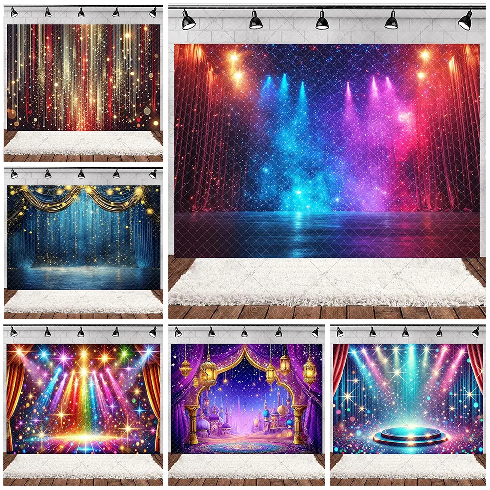 

Gold Silver Glitter Backdrops Stage Backgrounds Birthday Dance Party Decorations Shiny Dot Star Polka Light Sequin Wedding Props