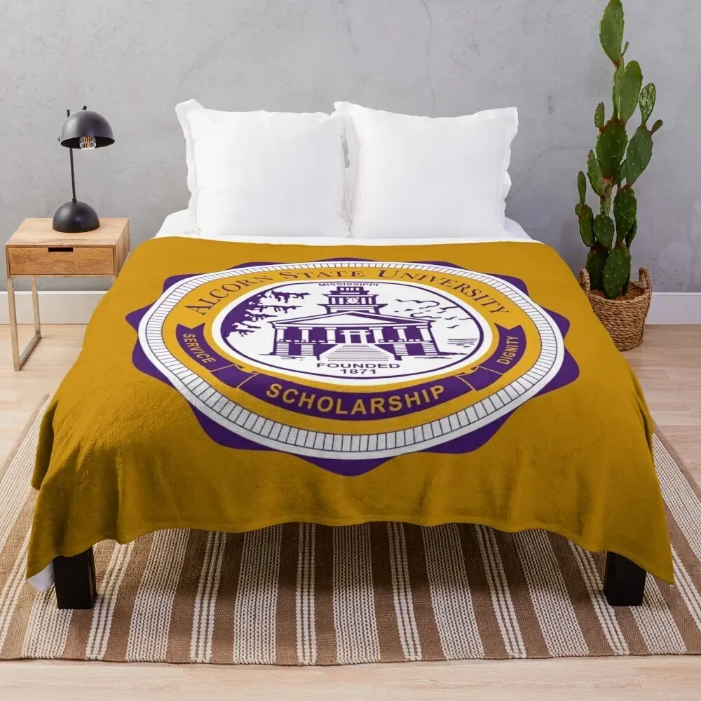 

Alcorn State University Throw Blanket christmas decoration halloween Retros Thermals For Travel Blankets