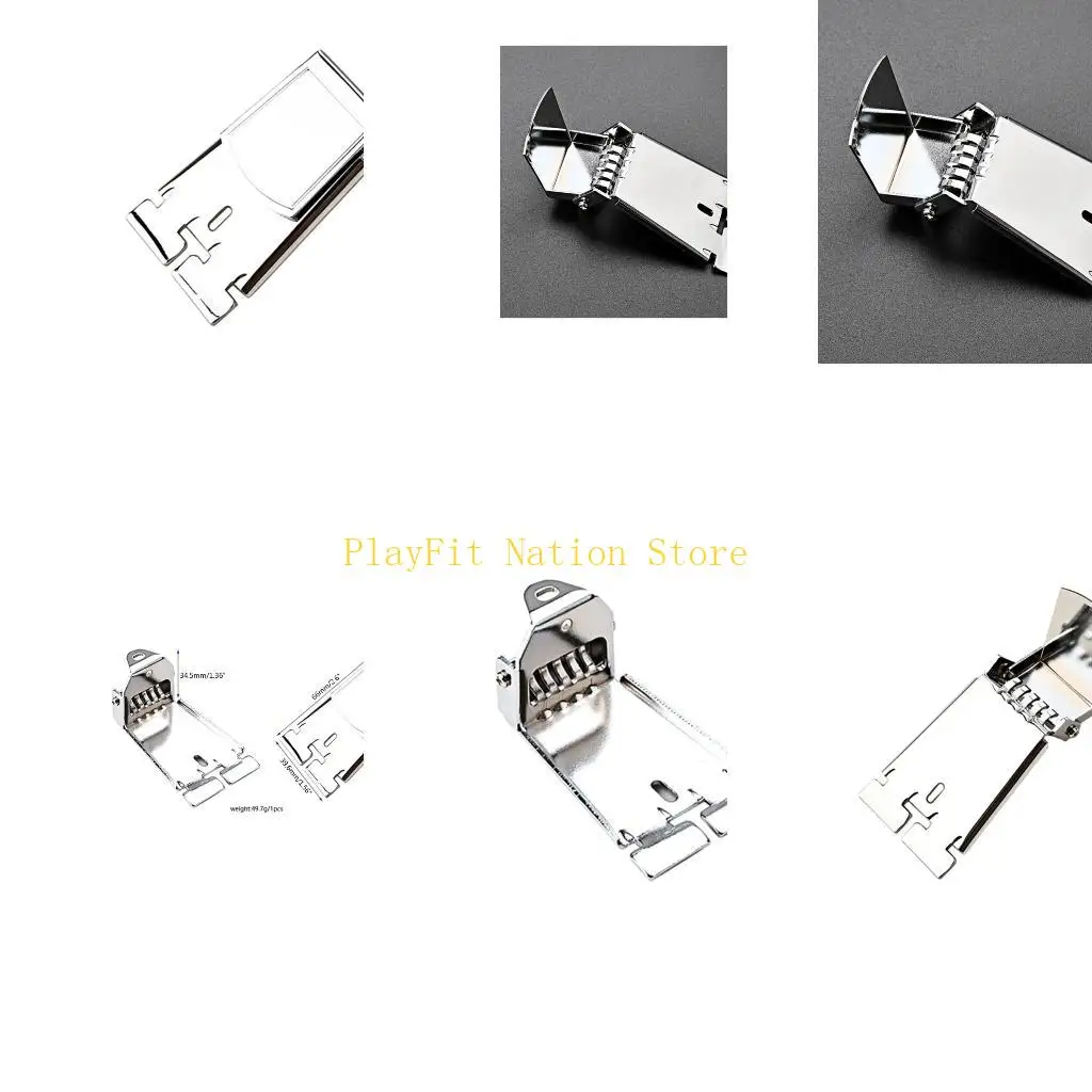 

242F Zinc Alloy Banjo Tailpiece Chrome Plated Bridge Tailpiece for 5 String Banjo