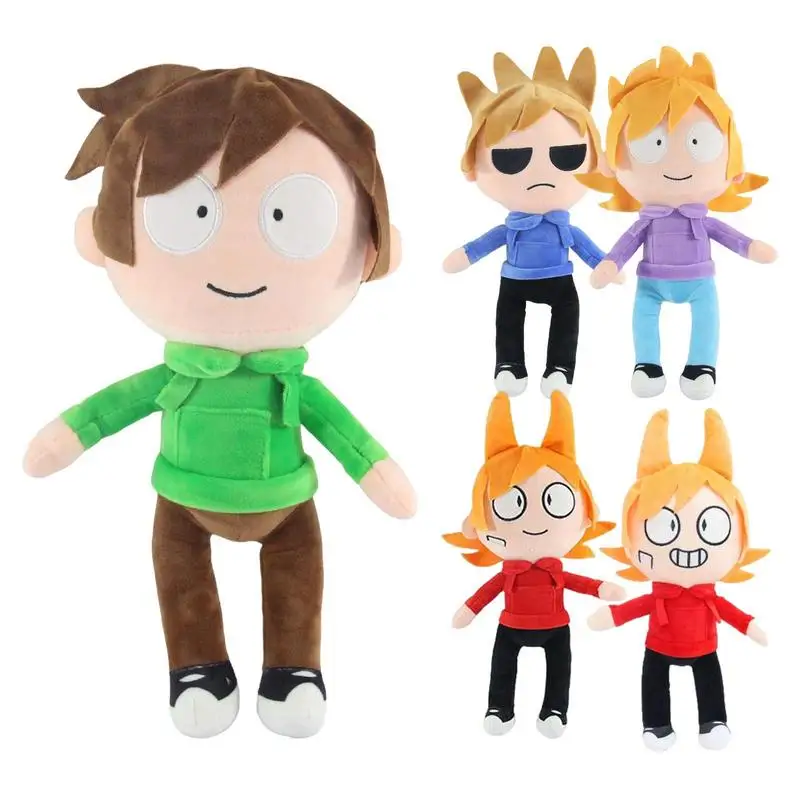 New Kids Toys Funny Eddsworld Plush Toy Anime Weird Edd Cartoon Doll Cute Soft Stuffed Toys Boys Girls Birthday Christmas Gifts