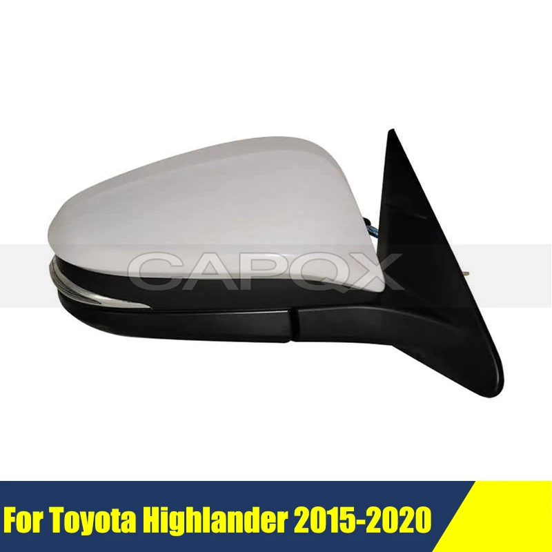 

5/7 Wire Side Rearveiw Mirror For Toyota Highlander 2015-2020 Side Rear View Mirror With Folding