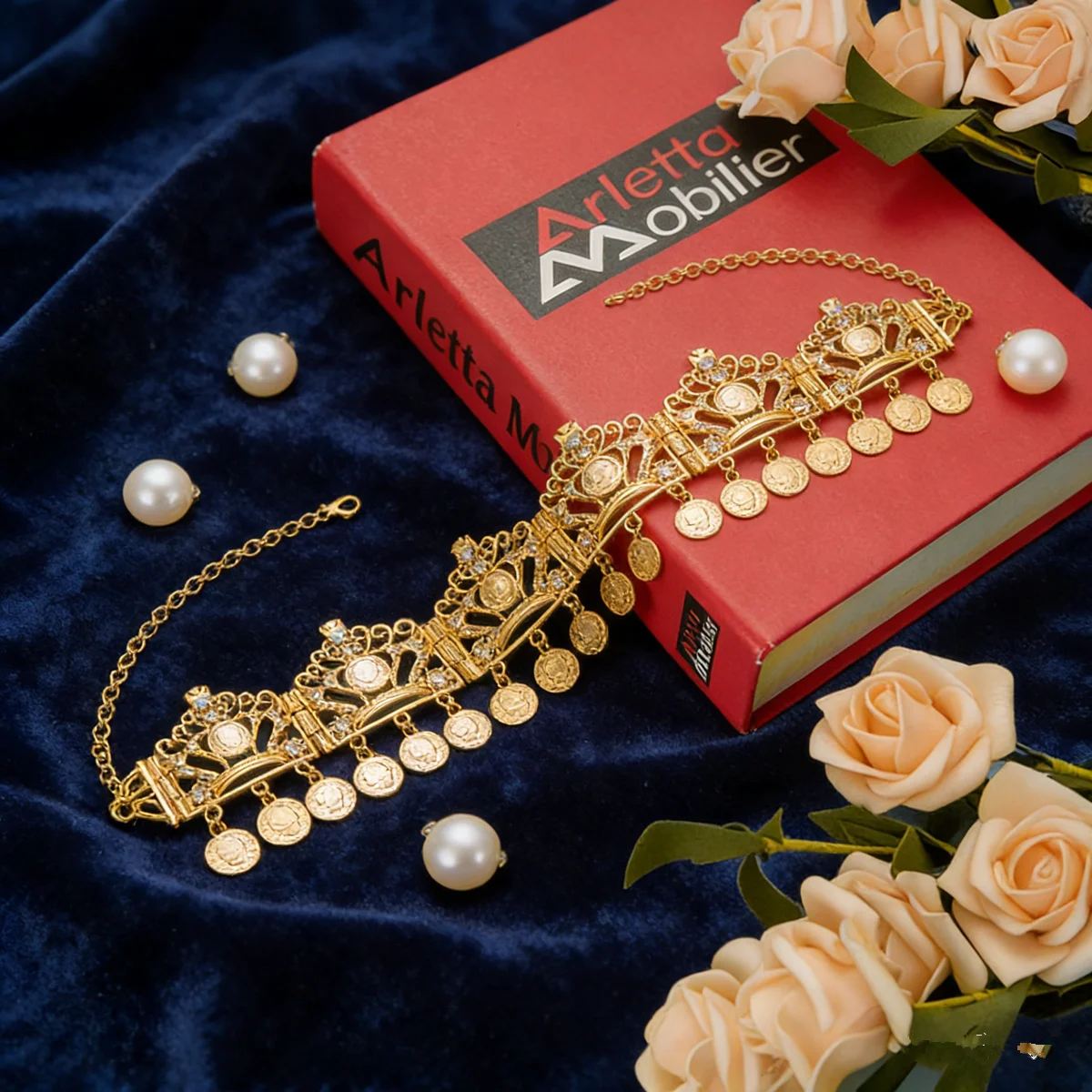 Middle Eastern Traditional Golden Tassel Waist Chain for Women Vintage Ethnic Wedding Party Dress Belt Arabic Bridal Belt