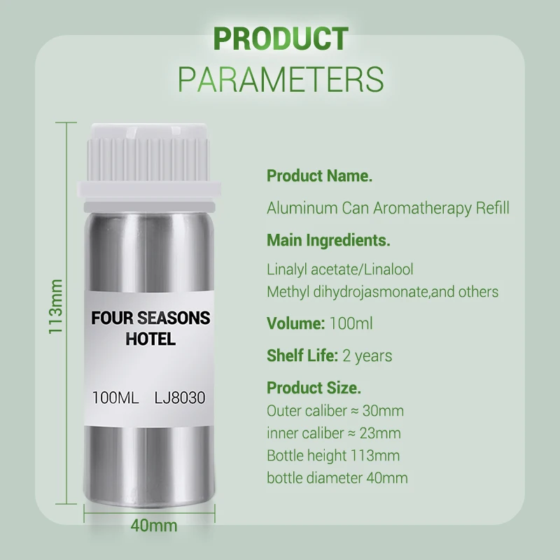 100ML Hotel Essential Oil Pure Plant Extrat Room Fragrance Air Freshener Perfumes for Home Humidifier Diffuser Essential Oils