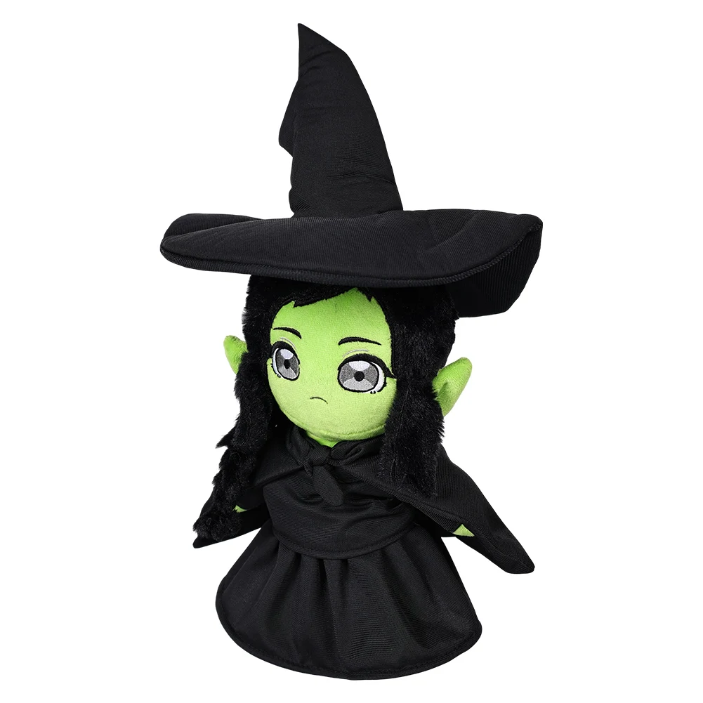 40cm Elphaba Glinda Plush Plushies Movie Wiked Cosplay Mascot Figurine Props Halloween Carnival Party Decor Fantasy Kids Gifts