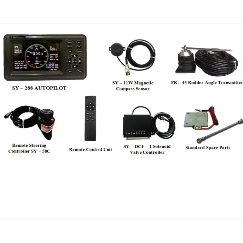 SZGCC Marine SY288A Marine Autopiloto Host Steering  System Compass Dash Mount Marine for Boat