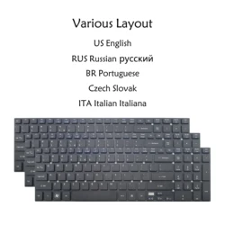Laptop Keyboard for Acer Aspire E1-532 E1-532G E1-532P E1-532PG E1-570 E1-570G E1-572 E1-572G E1-572PG US Russian BR Portuguese
