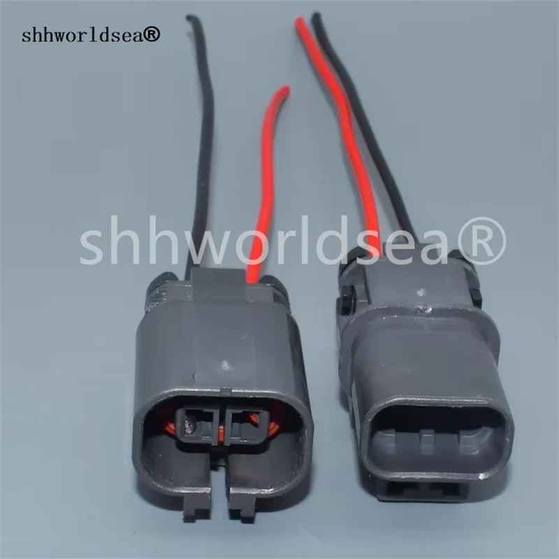 Shhworldsea 2pin 6,3mm auto für Mazda generator stecker stecker elektrische kabel wasserdichte stecker buchse 7223-1824-40