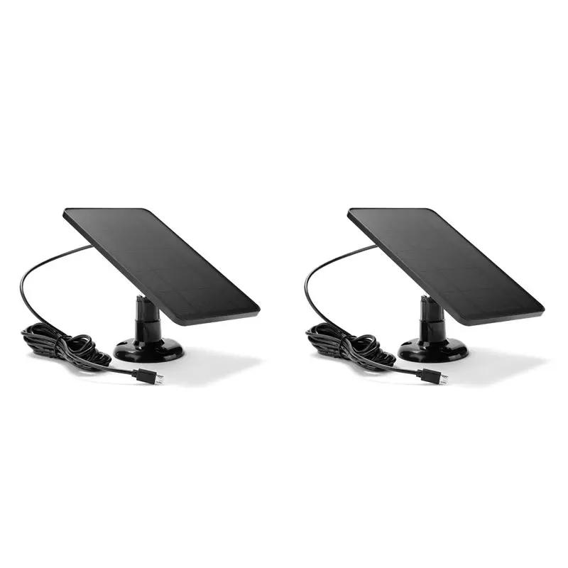 ac88-2x-4-ワット-5-v-ソーラーパネルセキュリティカメラ用屋外-usb-充電ソーラーパネル-cctv-セキュリティカメラモニター電源用
