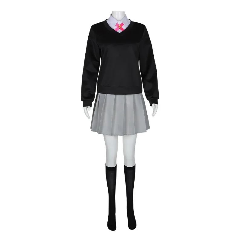 Costume de Cosplay Anime Shikimori's Not A Cutie pour Femme et Fille, Perruque Rose, Book ine Trempée, Costume de Carnaval d'Halloween, Shikimata Yako