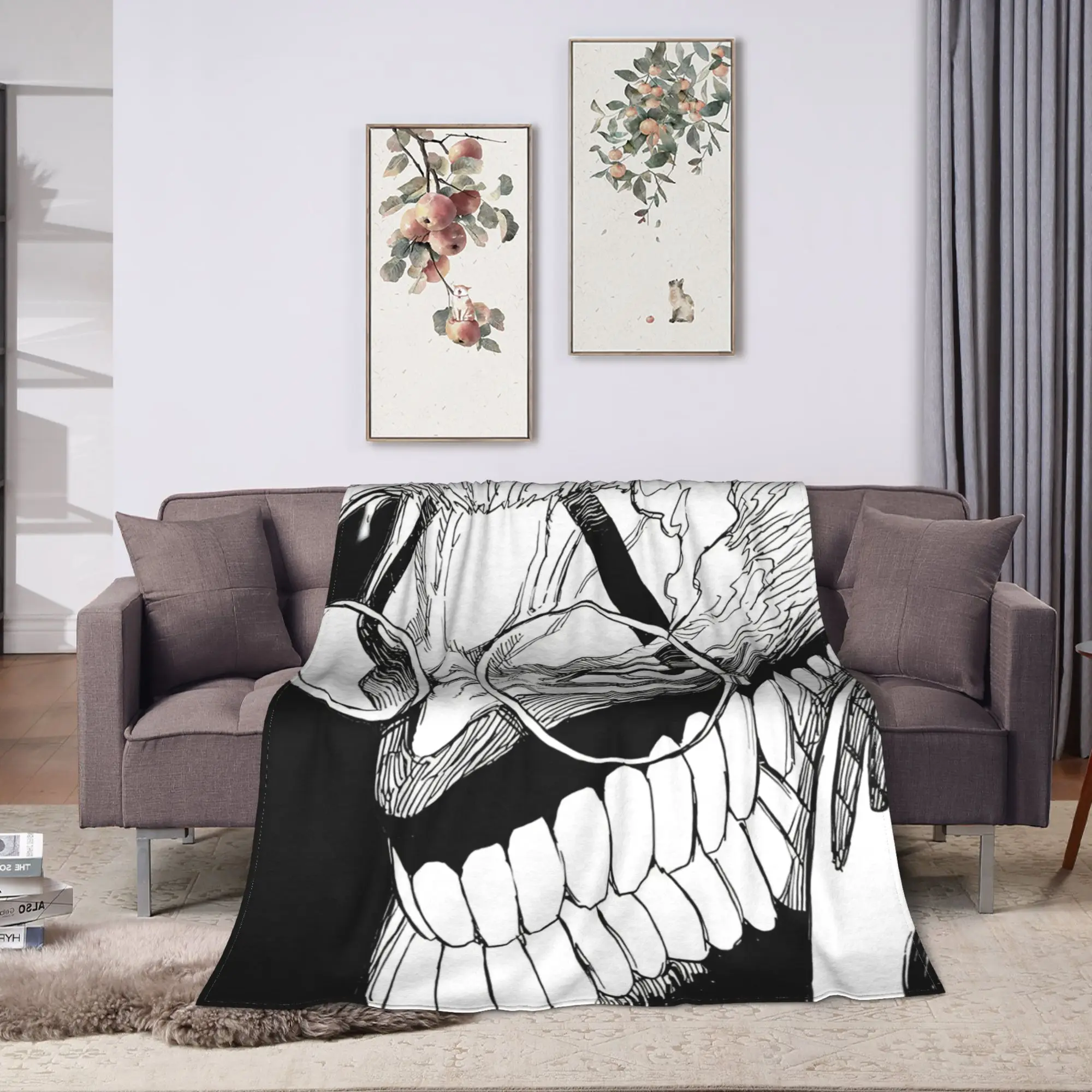 Anime Okarun Dandadan  Blanket  Soft Warm Comfortable Plush Throw Blanket For Couch Bed Picnic Flannel Bedspread Bed Cover