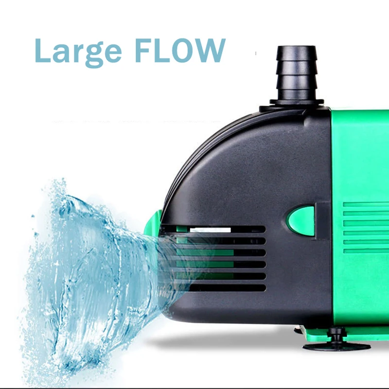 

5W/6W/15W/25W/35W/50W/60W 500-3500L/H Ultra-Quiet Submersible Water Pump Filter Fish Pond Fountain Aquarium Tank High-lift 220V