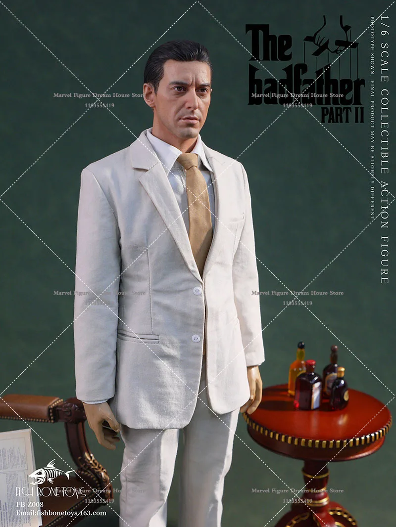 FISH BONETOYS-figura DE ACCIÓN DE FB-Z008, juguete coleccionable a escala 1/6, El Padrino II, Mike, 12 pulgadas, soldado Masculino