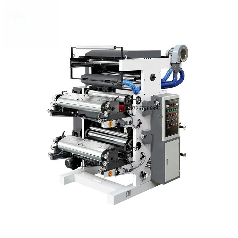 Colors Automatic Flexo Printing Machine New Condition Letterpress Flexo Printer for Paper Plastic Bag Gear