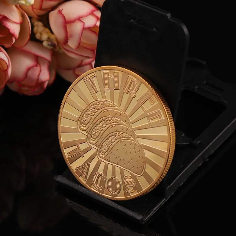 Auto Accessories Custom Metal Mirror‑Finished Gold Coins Personalized Engraving Souvenir Exterior Upgrade Spares