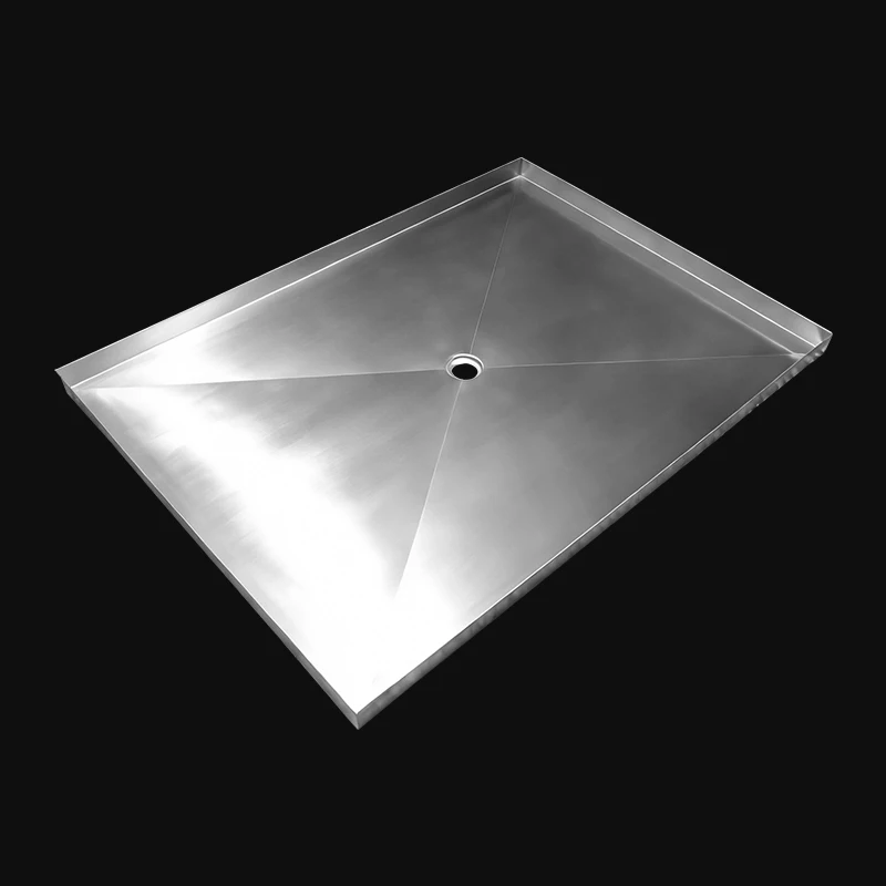 

Customized Made Rv Shower Stainless Steel Shower Tray for Caravan