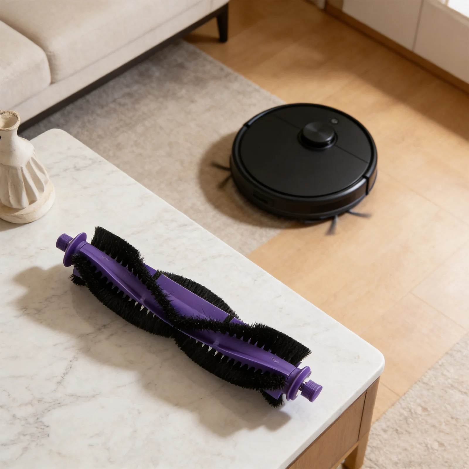 Main Roller Brush Replacement for Narwal and For Freo S Robot Vacuum Cleaner Models Providing Reliable Dirt and Debris Removal