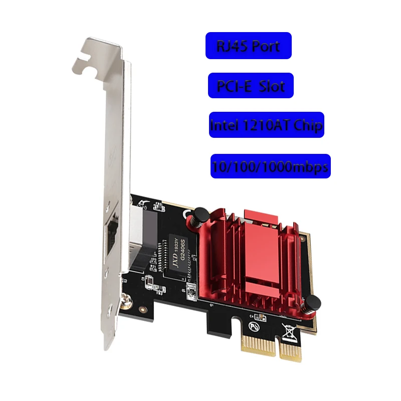 Fast Ethernet Full Auto Game Loading Adapter RJ-45 LAN Adapter Game PCIE Card Gigabit PCI-E Network Card 10/100/1000mbps for PC