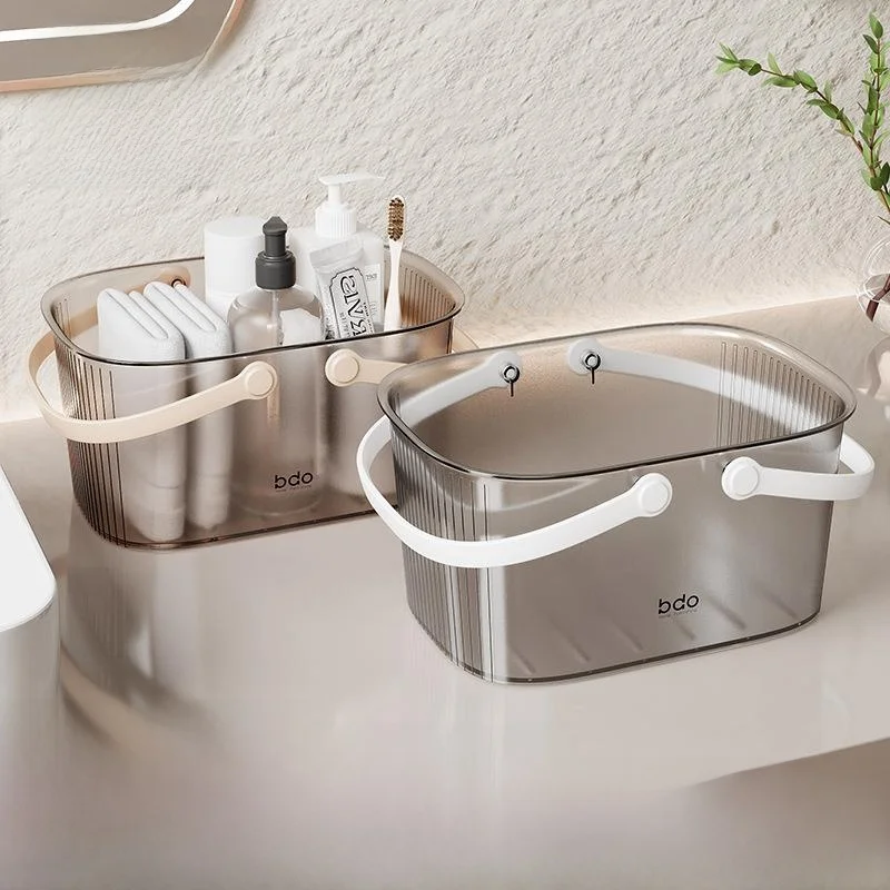 

Bathroom Handheld Bathing Basket Student Dormitory Storage Basket Plastic Laundry Basket Organizer Dirty Clothes Carrier