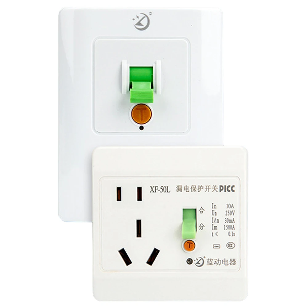 10A/16A/32A zabezpieczenie przed wyciekiem gniazdo ścienne zamontowane na gniazdo ścienne przełącznik ochronny bojler gniazdo klimatyzatora
