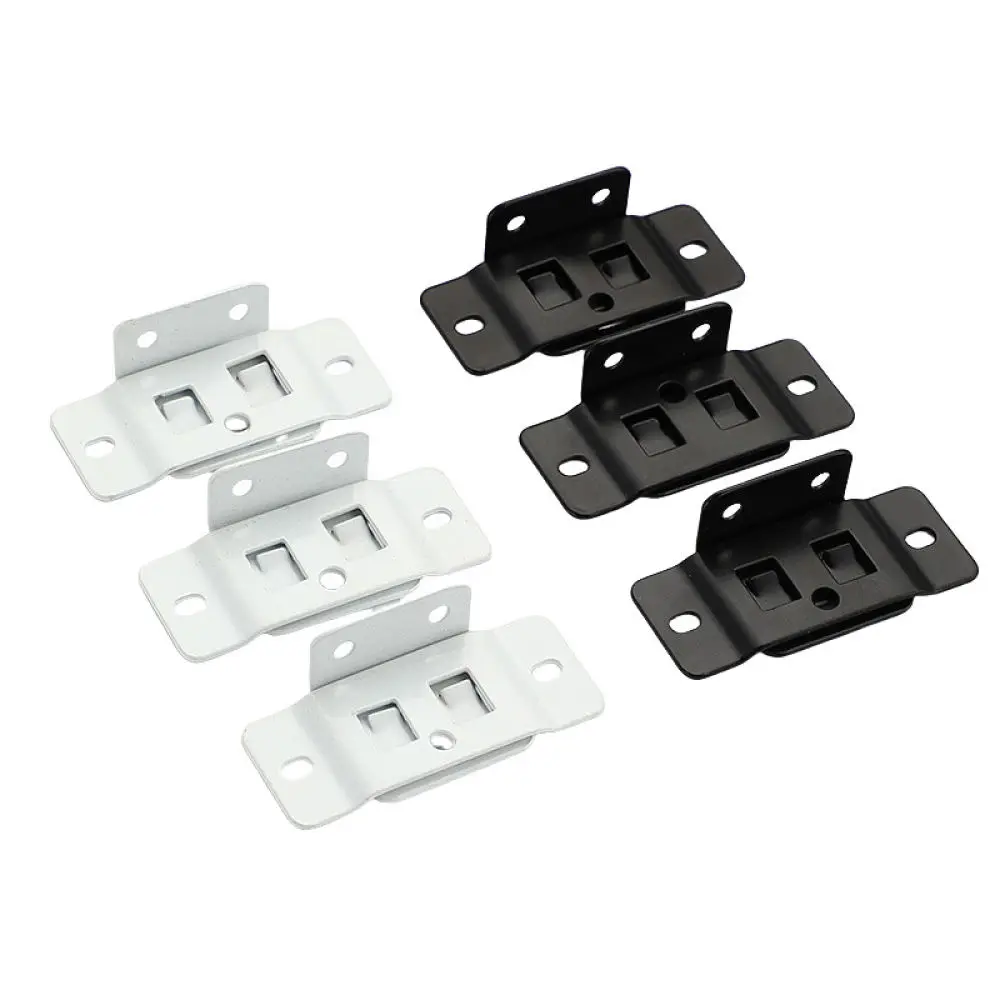 Two In One Angle Code Furniture Connector Cabinet Shelf Bracket Cold Rolled Steel Wood Board Fastener Hardware Modern Style