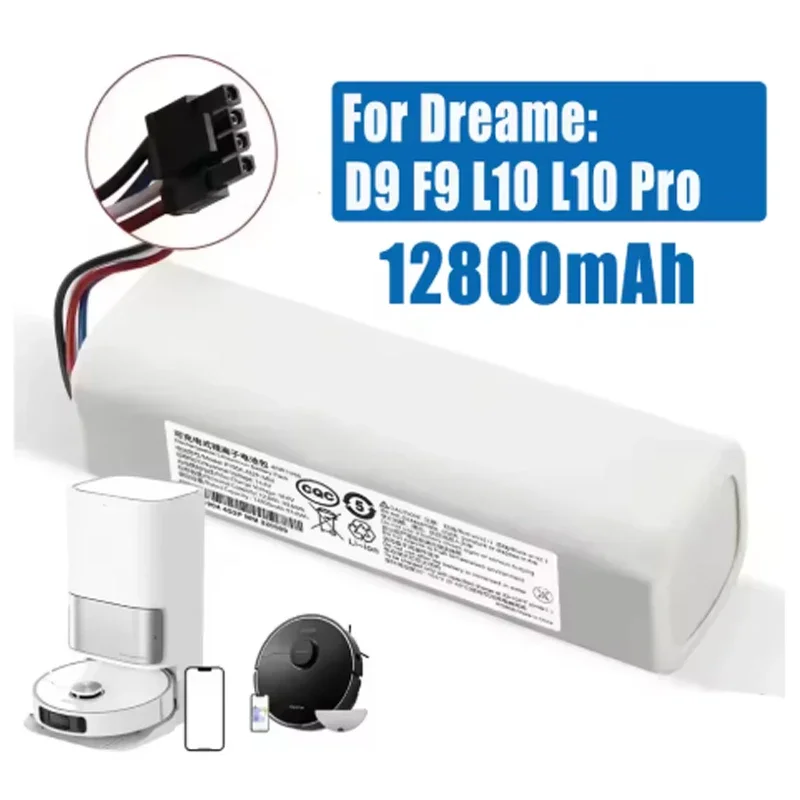 

14.4V 5200mAh 6500mAh Replacement Battery STYTJ02ZHM For Xiaomi Mijia Mi Sweeping Mopping Robot Vacuum Cleaner 1T
