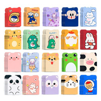 20pcs Cartoon Cute Mini Notebook Portable Small Note Diary Children's Pocket Book  Prize Small Booklet