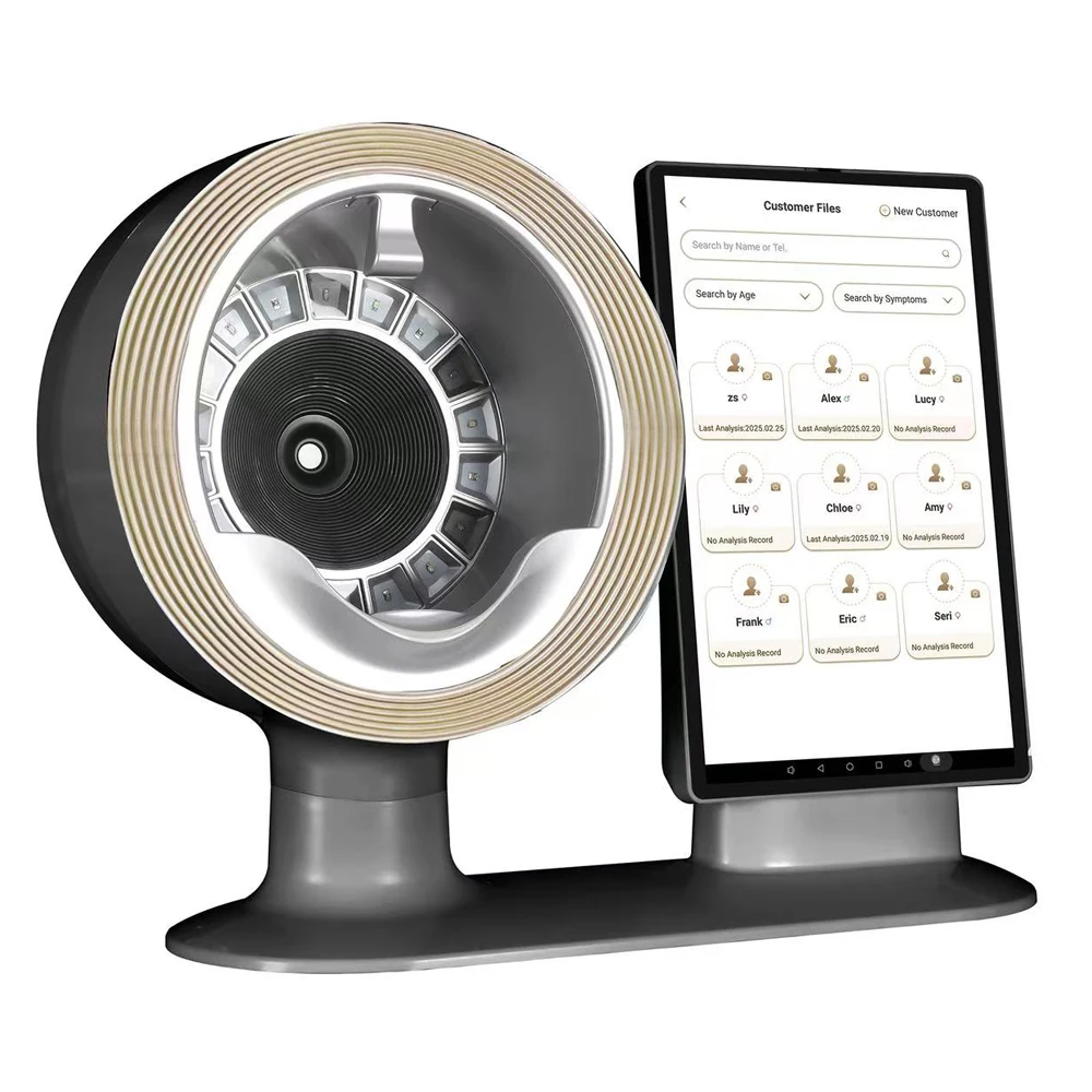 

Портативный AI-анализатор кожи лица с LED-подсветкой для тестирования и коммерческого использования, профессиональный AI-анализатор кожи лица