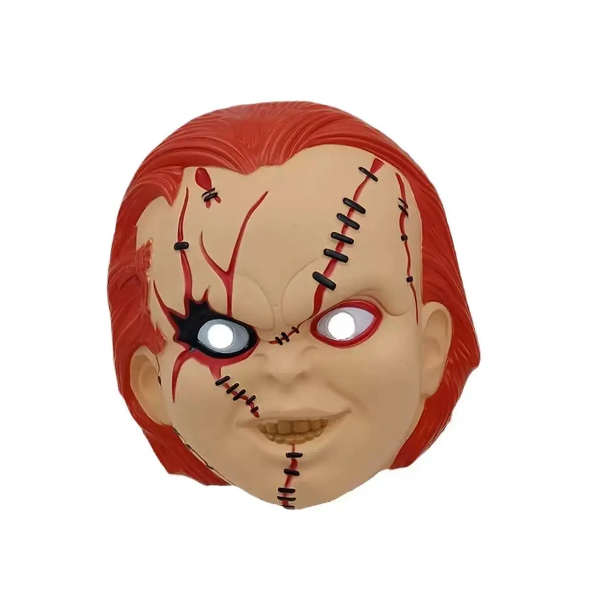 أقنعة تشاكي الكلاسيكية موضوع الفيلم لوازم حفلات الهالوين قناع الحفلات التنكرية للأطفال البالغين دعائم قناع تنكر بلاستيكي #3