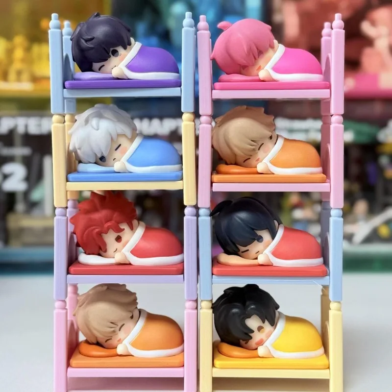 Anime Link Click Warm Bedding Series Mini Blind Box Toy Action Figure Cartoon Collection Ornaments Model Toy Boys Girls Gifts view 3