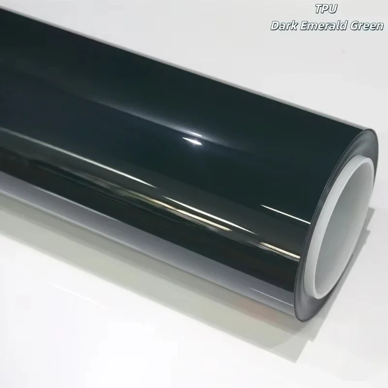Factory Direct Sale TPU PPF Color Changing Film Glossy Green Heat Repair for Auto Body Decoration Car Wrap Vinyl Film