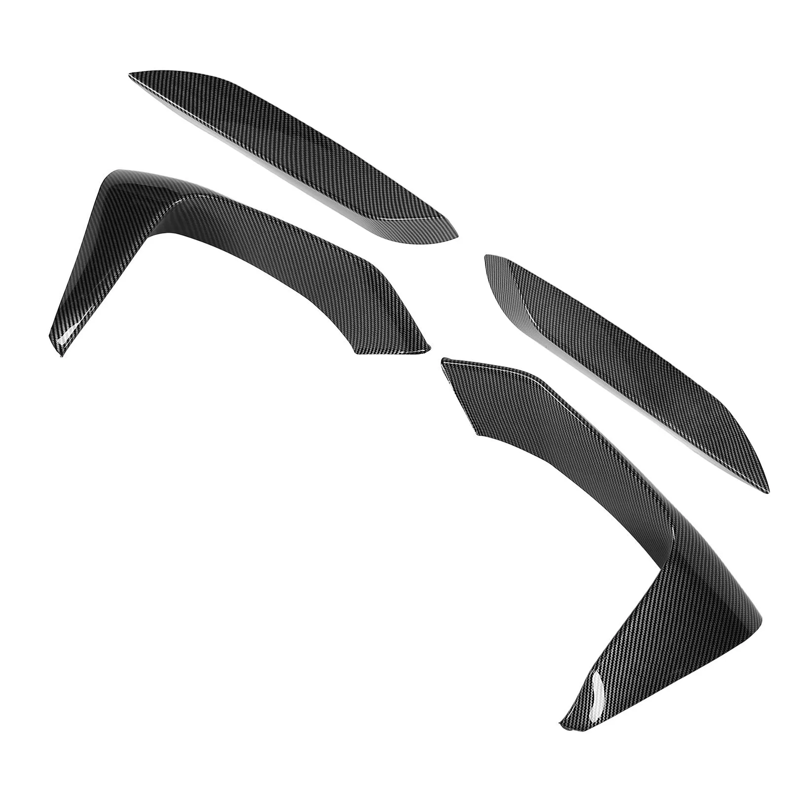 

4Pcs Front Bumper Grille Fog Light Spoiler Set - ABS Improve Sporty Appearance Front Bumper Splitter for F80 F82 F83 M3 M4