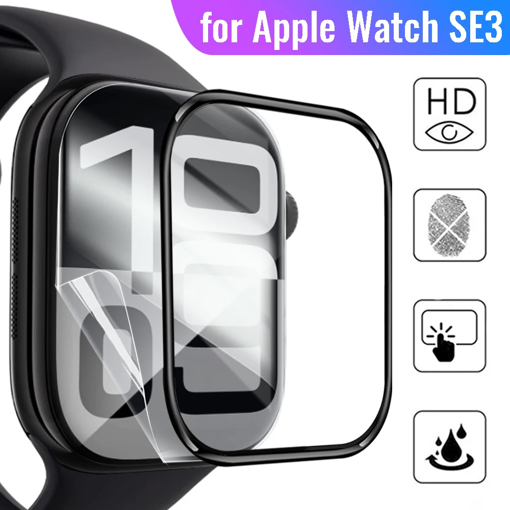 

Мягкая гибкая гидрогелевая пленка, защитная пленка для экрана Apple Watch SE3 HD, композитная пленка, полное покрытие для Apple Watch SE3, аксессуары