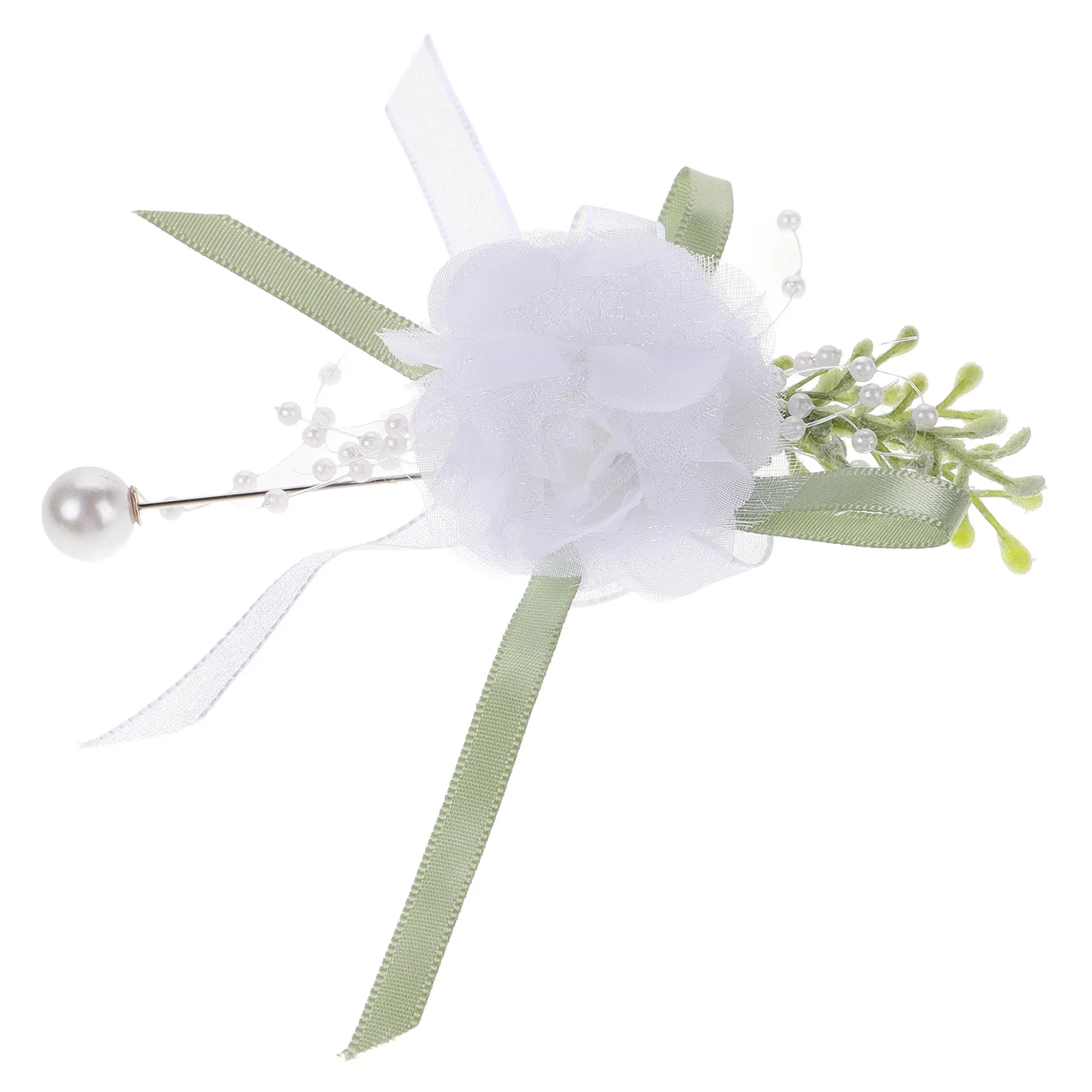 

Bride Boutonniere Artificial Flower Fresh Classic Bridesmaid Wedding Supply Romantic Boutonniere for Men Wedding