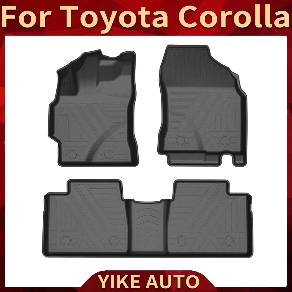 For Toyota Corolla Sedan E160 E170 E180 E210 2012-2023 Auto Car Floor Mats All-Weather Odorless Waterproof Interior Accessories