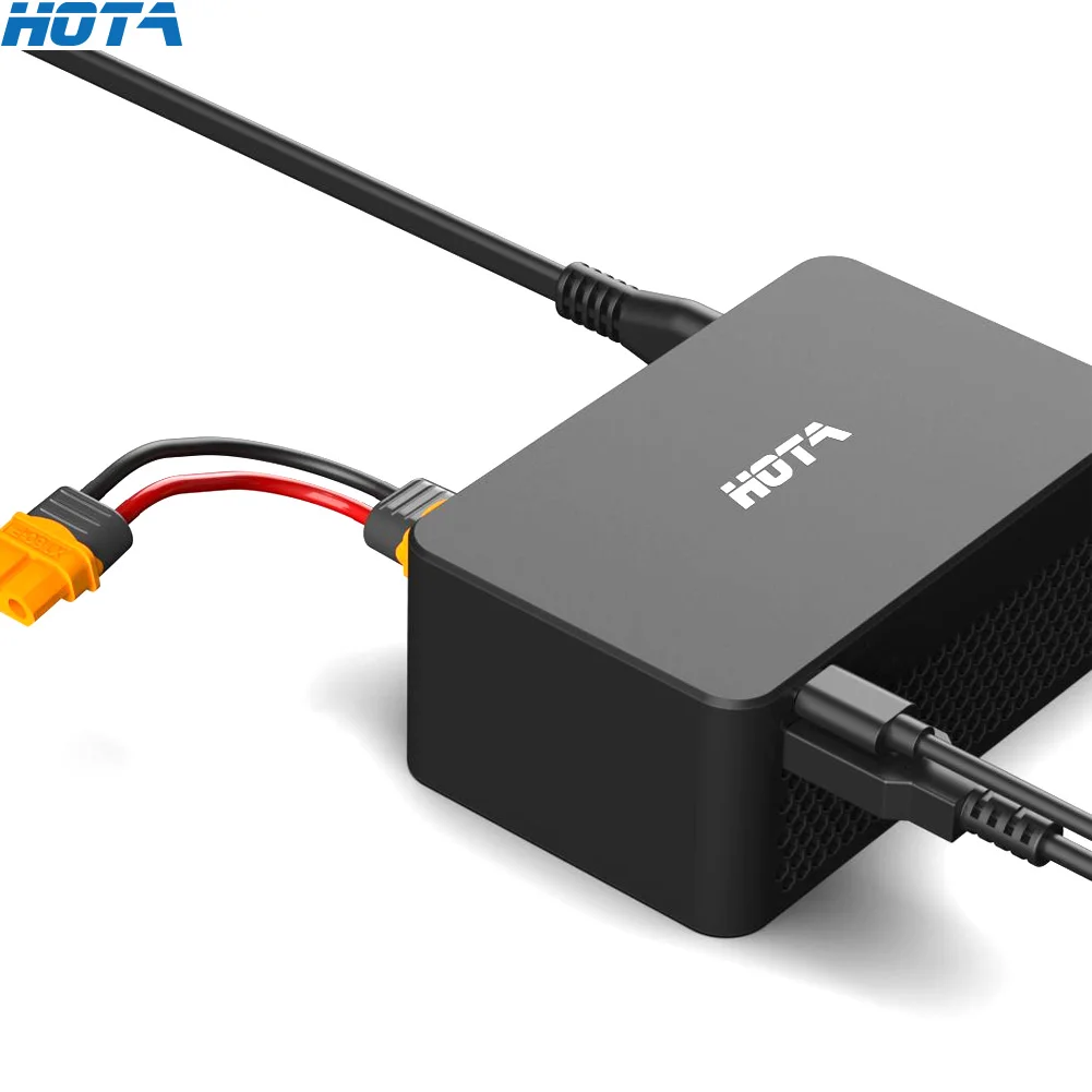 HOTA P6 DC600W 300W x2 15A x2 T240 AC240W Dwukanałowa inteligentna ładowarka do akumulatorów Lipo LiIon NiMH RC Drone Car Boat DIY