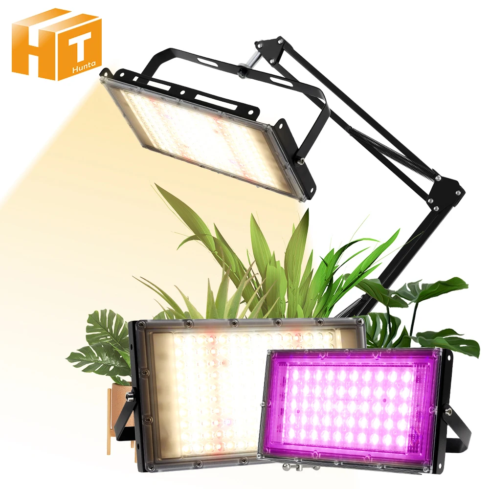 Full Spectrum LED Grow Light 50W 100W 150W 220V For Hydroponic Indoor Plants Growing Lamp For Greenhouse Seeding IP65 Waterproof