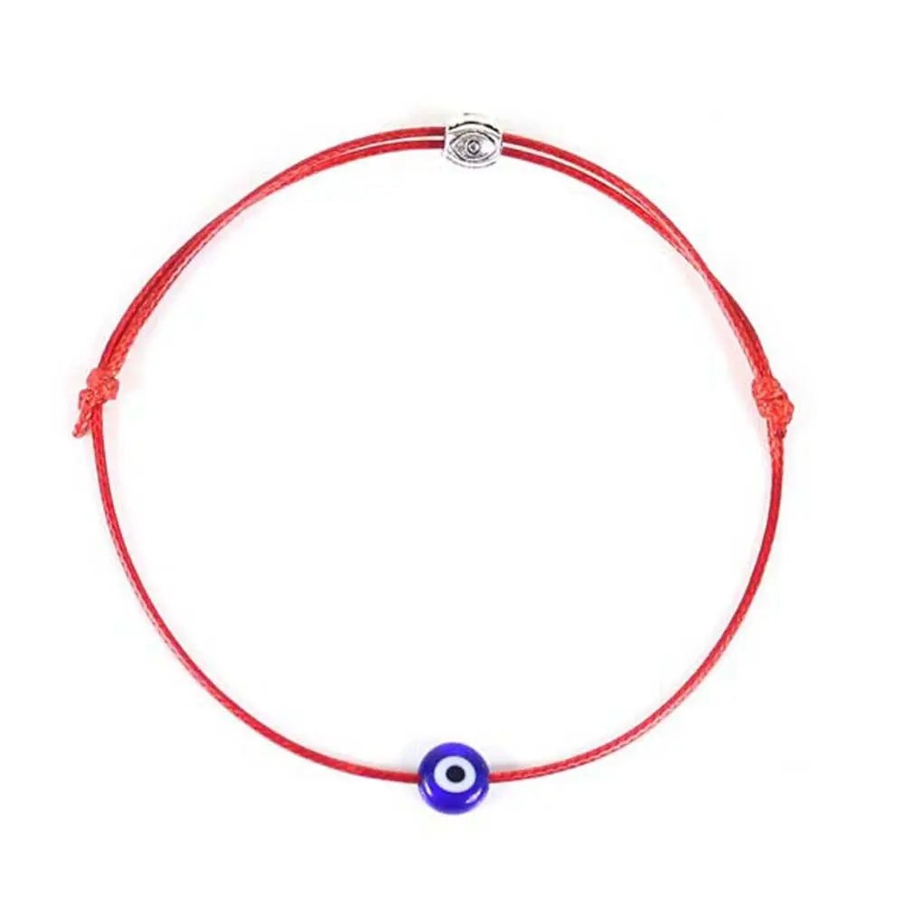 Black Thread Blue Evil Eye Lucky goods Red Color Rope Amulet Adjustable Length Bangles Bracelets Braided String Rope Jewelry