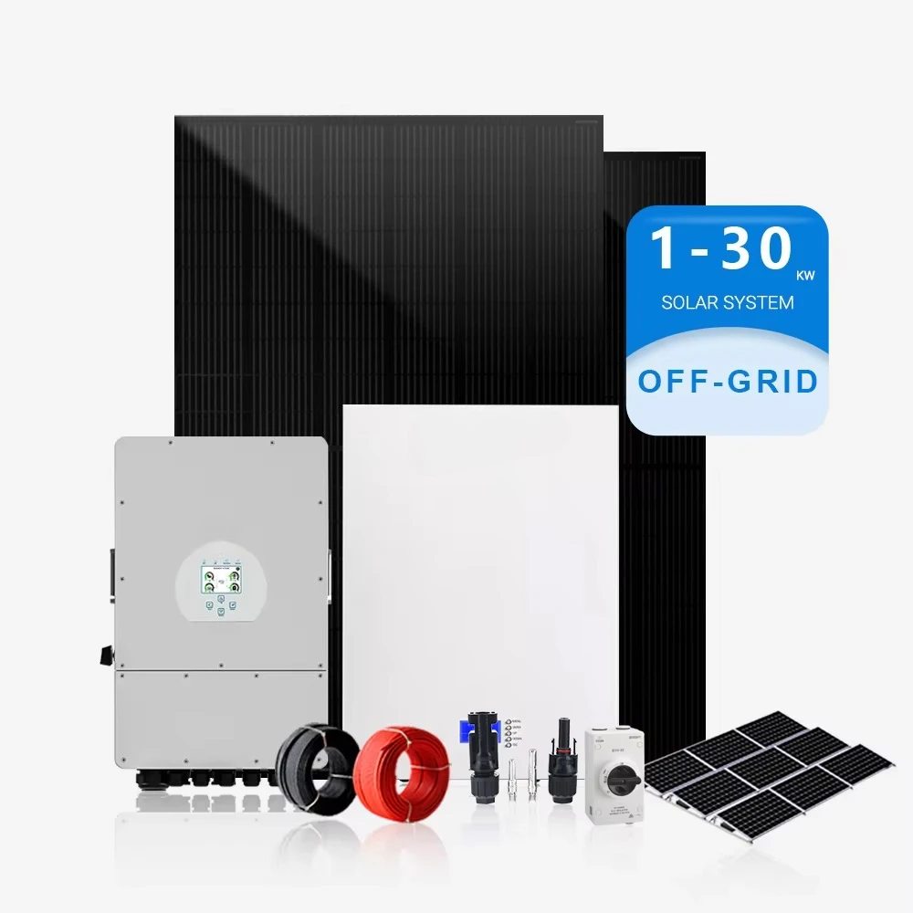 Solar Energy System 3KW 5KW 10KW Hybrid Solar Power System Photovoltaic Complete Hybrid for Home Off Grid Full Set