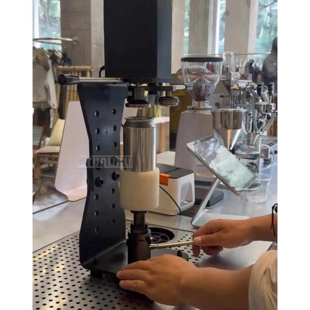 Ручная машина для запечатывания банок Упаковочная машина для укупорки пластиковых бутылок Алюминиевый упаковщик банок Менший, чем 17 см