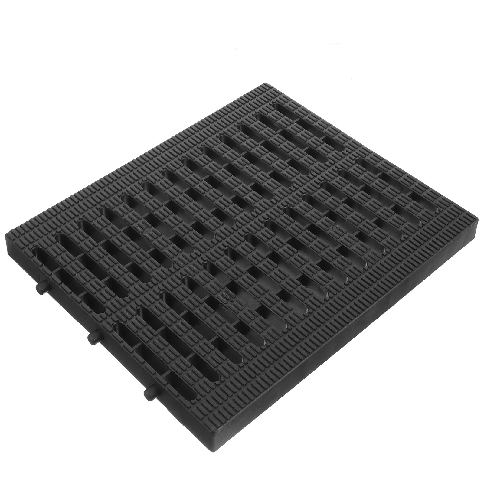 Lightweight Plastic Drain Grate Outdoor Drain Cover Easy Install No Screw Required for Patio Lawn Garden Garage Floor and