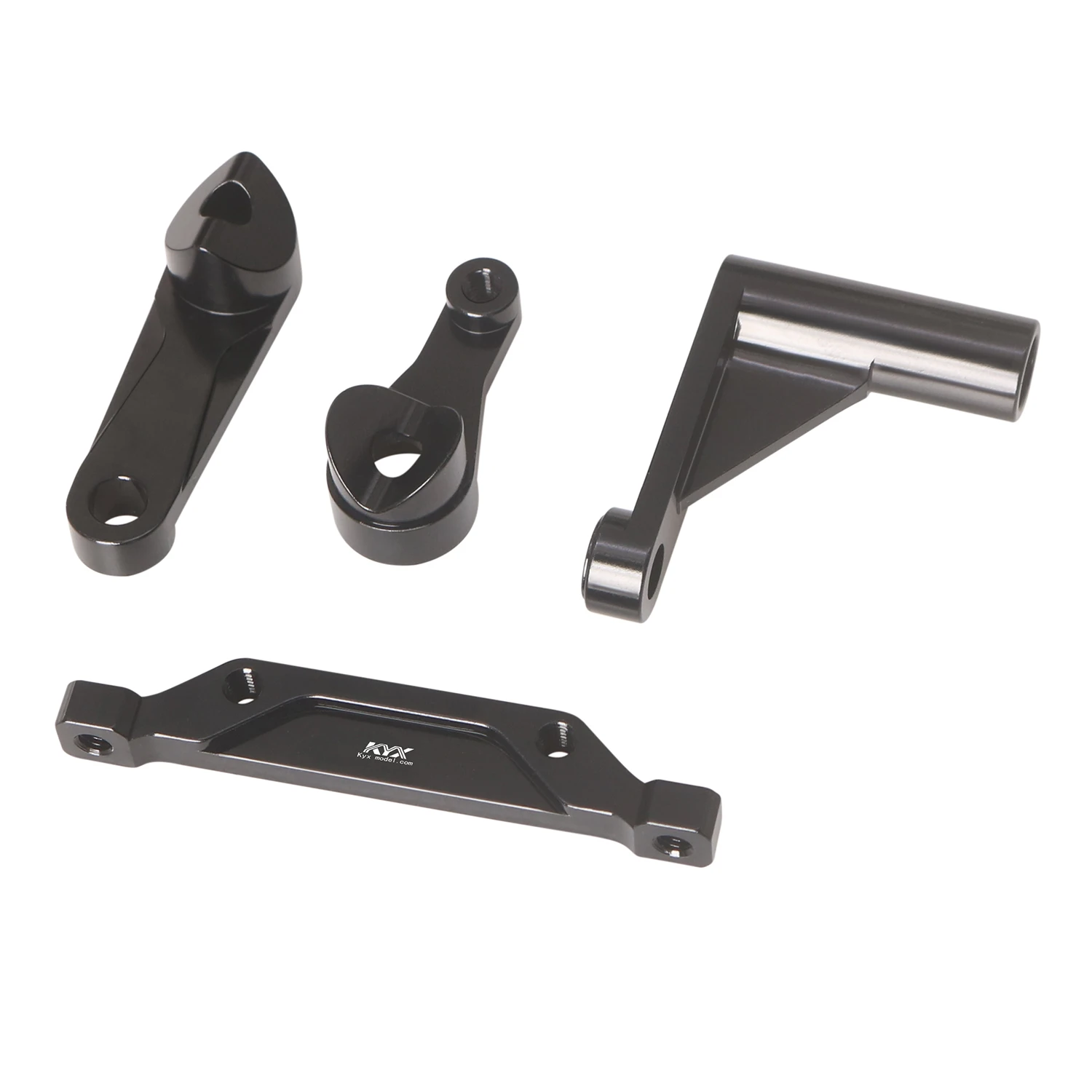 KYX Racing – ensemble de servomoteurs de direction avant en aluminium, pièces de mise à niveau, accessoires pour voiture RC Losi 1/10 Ford F100 Baja Rey 2.0