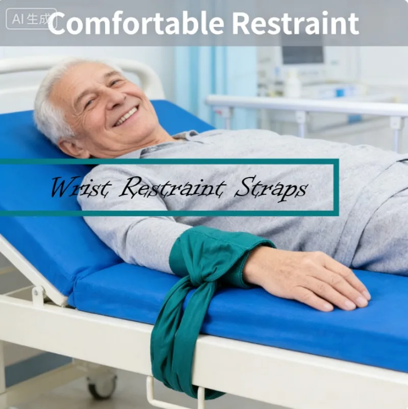 Wrist Restraint Straps Fixed Manic Patient Bedridden Elderly Tied Limbs Bound Supplies